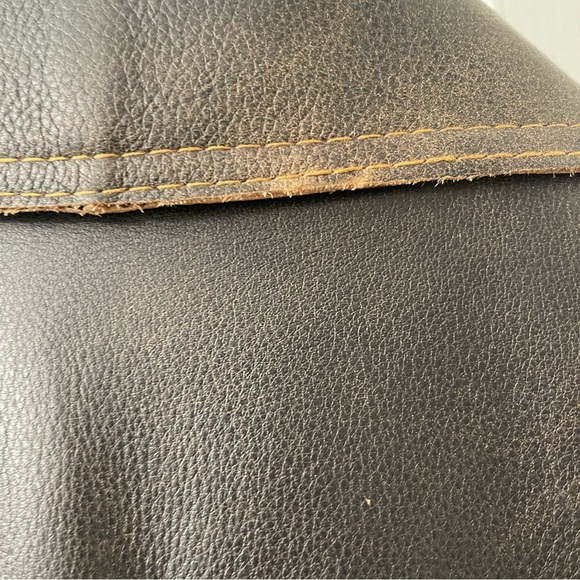 Roque Leather by Reilly Olmes Jacket - Brown. Mens: Large - Picture 10 of 13